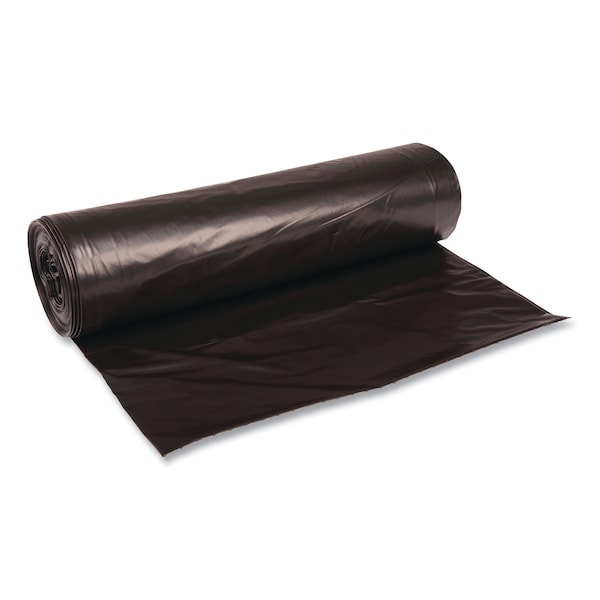 Boardwalk 45 gal Trash Bags, 40 in x 46 in, Heavy-Duty, 0.6 mil, Black, 100 PK H8046HKKR01 - main